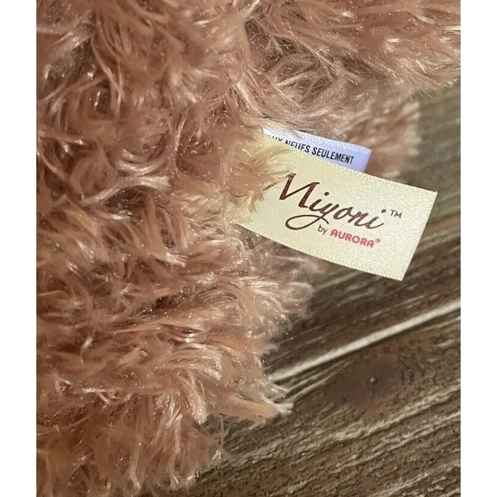 NWT Alpaca Llama Baby Miyoni Aurora Stuffed Plush Tan White 2019